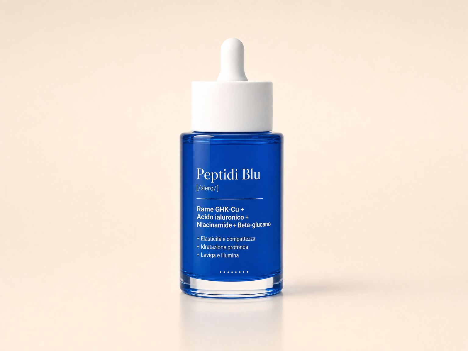 Il flacone del SIERO PDRN & PEPTIDI in primo piano
